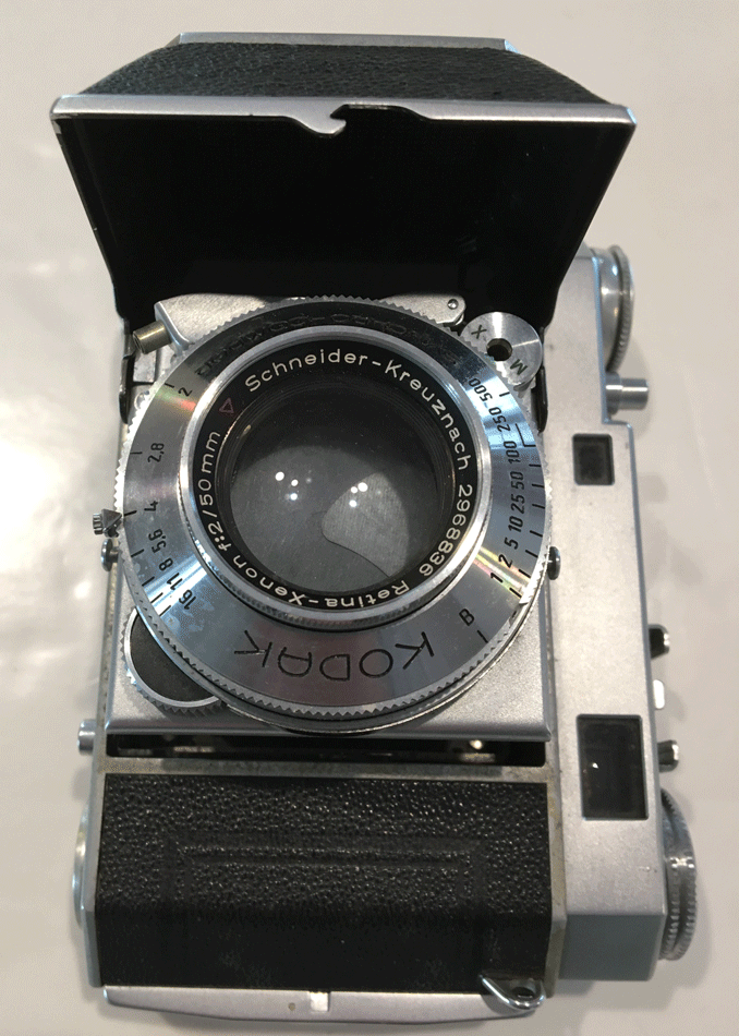 VINTAGE KODAK 016 RETINA lla FOLDING RETINA XENON f:2/50mm 35MM