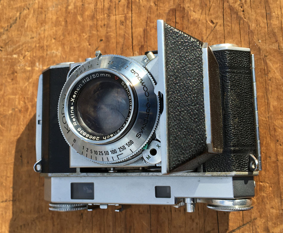 VINTAGE KODAK 016 RETINA lla FOLDING RETINA XENON f:2/50mm 35MM